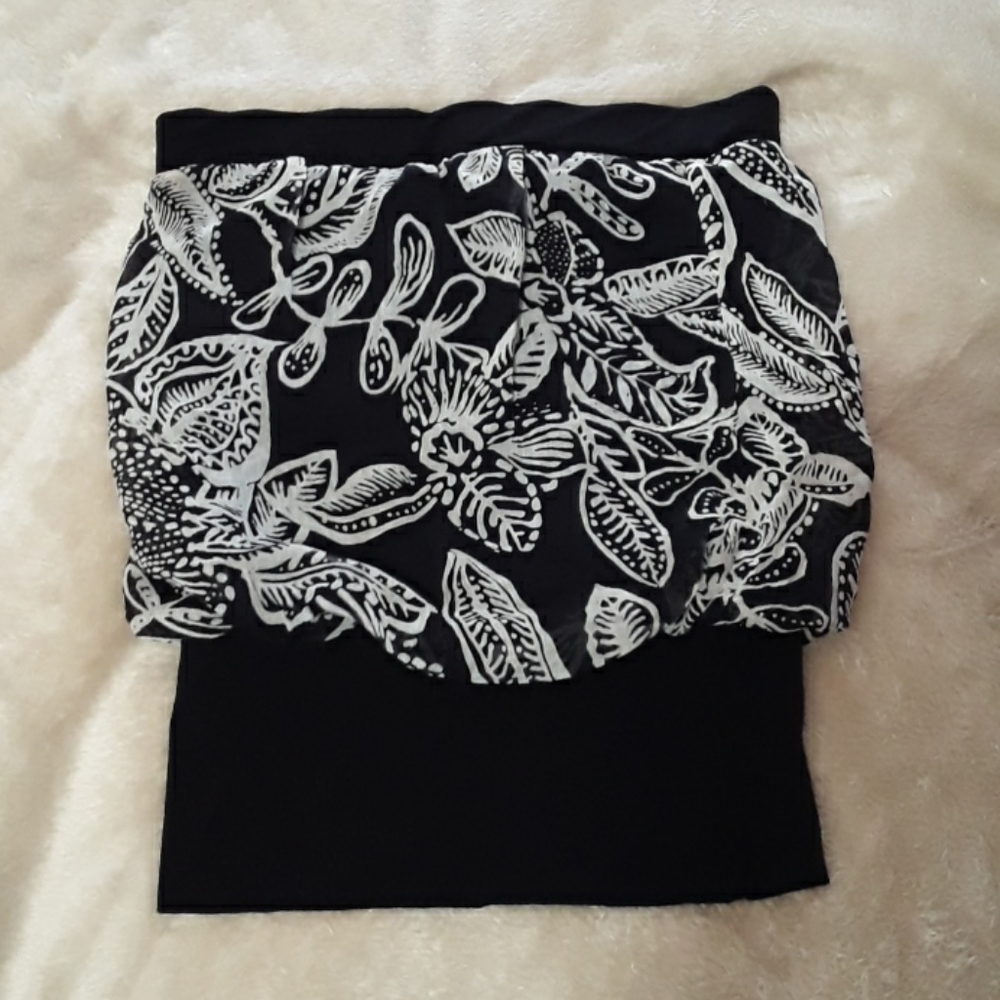 Womens evening tube top